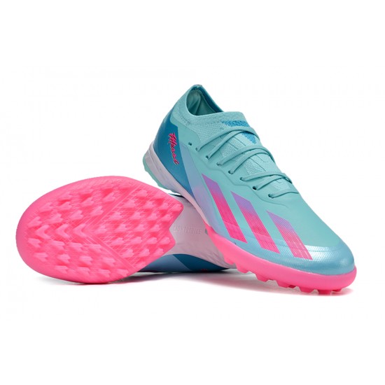 Adidas x23crazyfast.1 TF Football Boots & Shoes Pink Ltblue