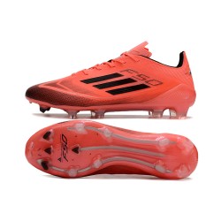 Adidas F50 ELITE Firm Ground Men Black Red Football Shoes