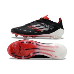 Adidas F50 ELITE Firm Ground Men Black and Red Football Shoes