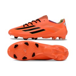 Adidas F50 ELITE Firm Ground Men Orange Black Football Shoes