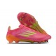 Adidas F50 ELITE Firm Ground Men Pink and Orange Football Shoes