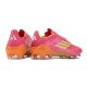 Adidas F50 ELITE Firm Ground Men Pink and Orange Football Shoes