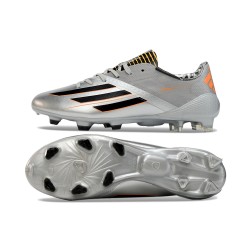 Adidas F50 ELITE Firm Ground Silver and Black Football Shoes