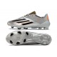 Adidas F50 ELITE Firm Ground Silver and Black Football Shoes