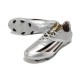 Adidas F50 ELITE Firm Ground Silver and Black Football Shoes