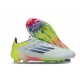 Adidas F50 ELITE Firm Ground White Chartreuse Football Shoes