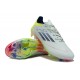 Adidas F50 ELITE Firm Ground White Chartreuse Football Shoes