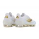 Adidas F50 ELITE Firm Ground Men White Gold Football Shoes