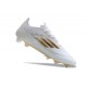 Adidas F50 ELITE Firm Ground Men White Gold Football Shoes