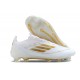 Adidas F50 ELITE Firm Ground Men White Gold Football Shoes