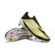 Adidas F50 Elite Laceless Firm Ground Gold Black Football Shoes