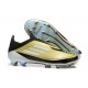 Adidas F50 Elite Laceless Firm Ground Gold Black Football Shoes