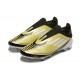 Adidas F50 Elite Laceless Firm Ground Gold Black Football Shoes