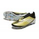 Adidas F50 Elite Laceless Firm Ground Gold Black Football Shoes