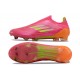 Adidas F50 Elite Laceless Firm Ground Pink Orange Football Shoes