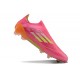 Adidas F50 Elite Laceless Firm Ground Pink Orange Football Shoes