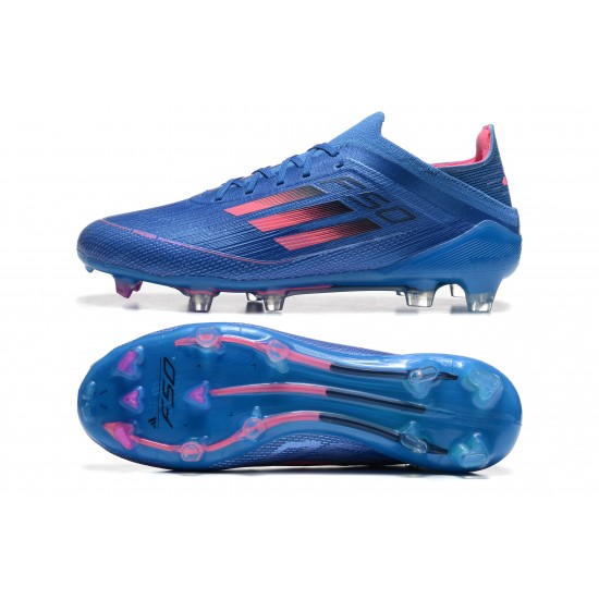 Adidas F50 Firm Ground Low cut Men Blue Football Shoes