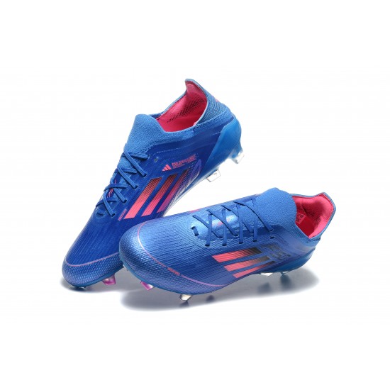 Adidas F50 Firm Ground Low cut Men Blue Football Shoes