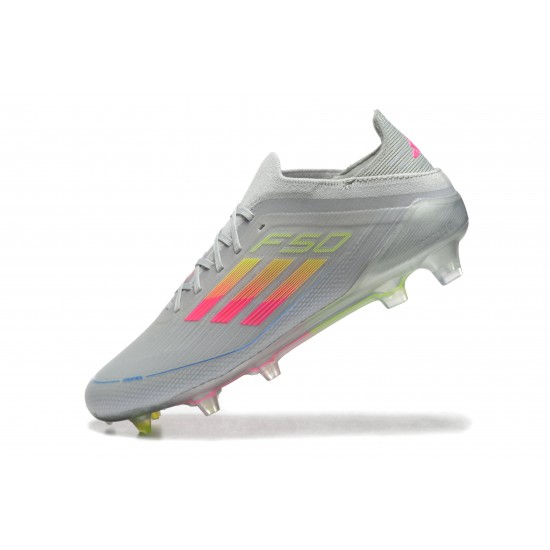 Adidas F50 Firm Ground Grey Low cut Football Shoes