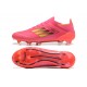 Adidas F50 Firm Ground Low cut Men Pink Red Football Shoes