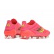 Adidas F50 Firm Ground Low cut Men Pink Red Football Shoes