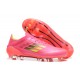 Adidas F50 Firm Ground Low cut Men Pink Red Football Shoes