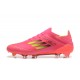 Adidas F50 Firm Ground Low cut Men Pink Red Football Shoes