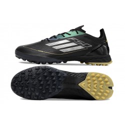 Adidas F50 PRO Turf Black Gold Football Shoes