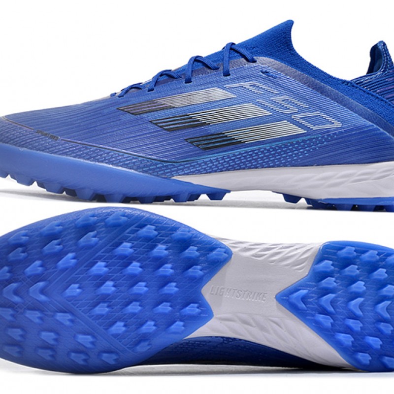 Adidas F50 PRO Turf Blue Gray Football Shoes