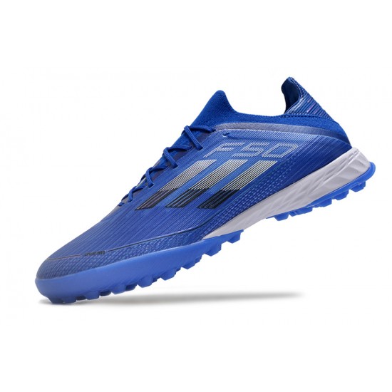 Adidas F50 PRO Turf Blue Gray Football Shoes