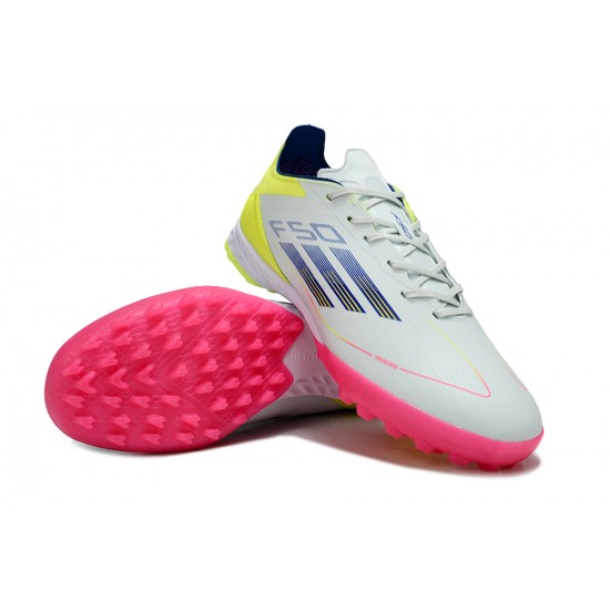 Adidas F50 PRO Turf Pink White Football Shoes