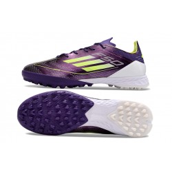 Adidas F50 PRO Turf Men Purple White Football Shoes