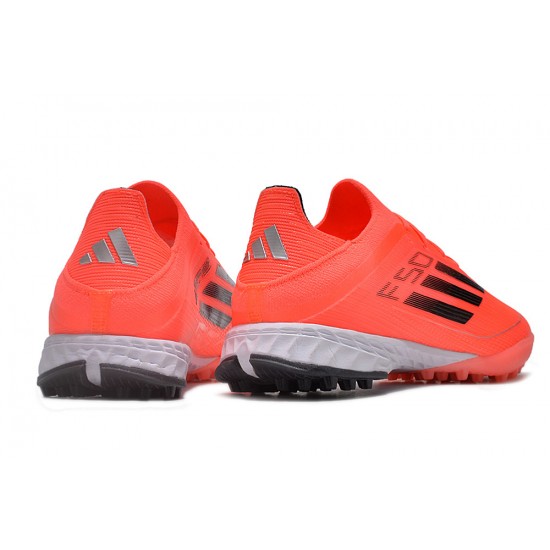 Adidas F50 PRO Turf Men Red Black Football Shoes