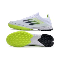 Adidas F50 PRO Turf White Green Football Shoes