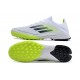 Adidas F50 PRO Turf White Green Football Shoes