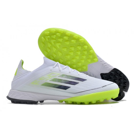 Adidas F50 PRO Turf White Green Football Shoes