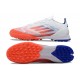 Adidas F50 PRO Turf Men White Orange Football Shoes