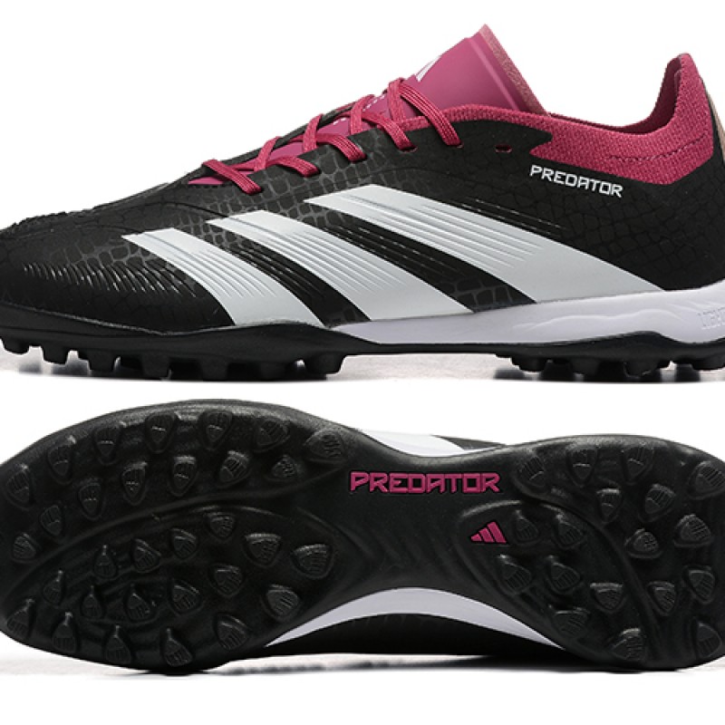 Adidas Predator 24 Elite Turf Men Pink Black Football Shoes