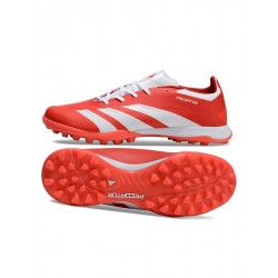 Adidas Predator 24 Elite Turf Men Red and White Football Shoes