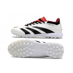 Adidas Predator 24 Elite Turf Men White and Black Football Shoes