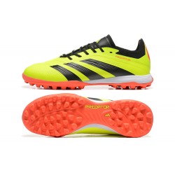 Adidas Predator 24 Elite Turf Yellow and Black Football Shoes