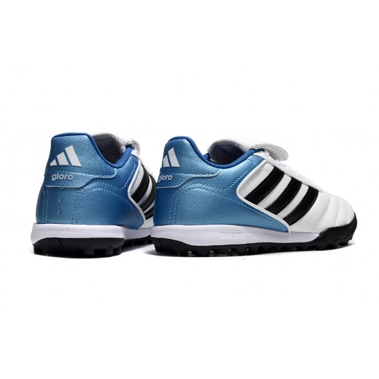 Adidas Copa Gloro2 Turf Men White Blue Football Shoes