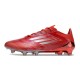 Adidas F50 Elite Firm Ground Men Red Silver Football Shoes