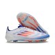 Adidas F50 Elite Firm Ground Unisex White Blue Football Shoes