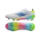 Adidas F50 Elite Laceless Firm Ground Multi White Football Shoes