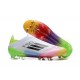 Adidas F50 Elite Laceless Firm Ground White Multi Football Shoes