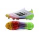 Adidas F50 Elite Laceless Firm Ground White Multi Football Shoes