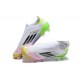 Adidas F50 Elite Laceless Firm Ground White Multi Football Shoes