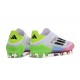 Adidas F50 Elite Laceless Firm Ground White Multi Football Shoes