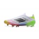 Adidas F50 Elite Laceless Firm Ground White Multi Football Shoes